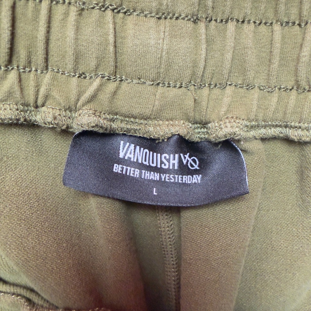 VO Olive Athletic Men's Shorts with Zip Pockets - Picture 2 of 11